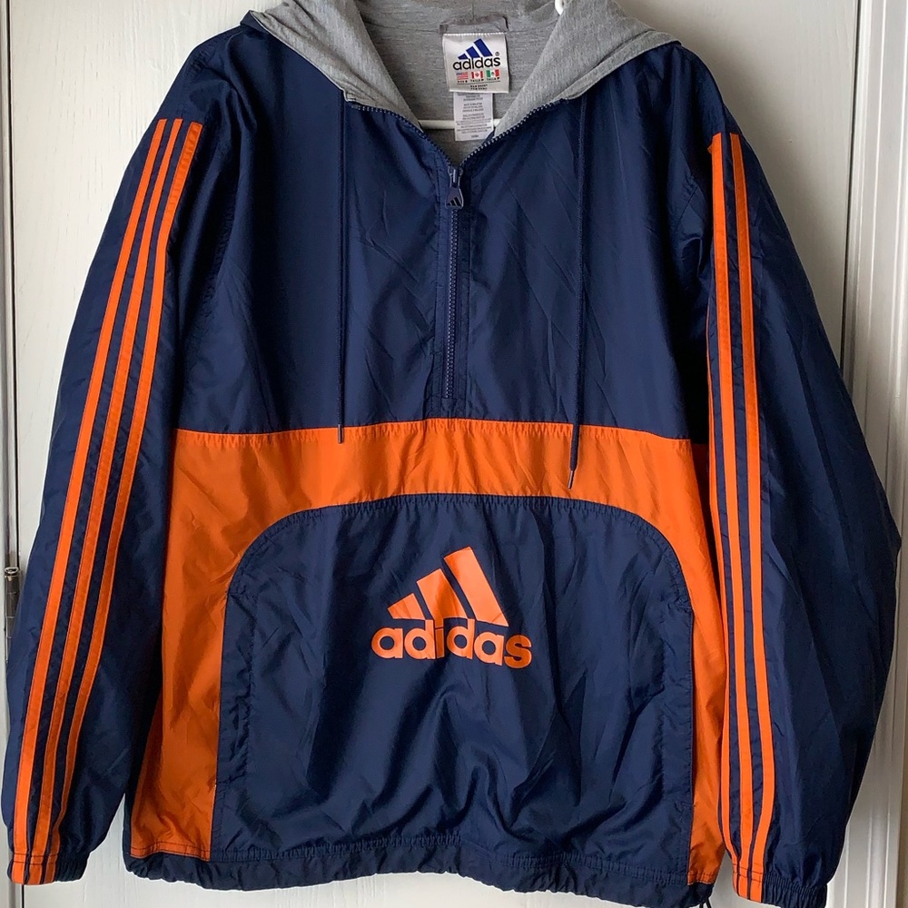 Vintage Adidas 1/2 Zip Windbreaker